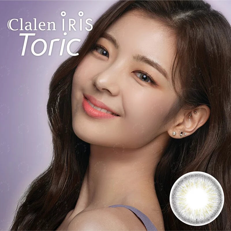 CLALEN 1DAY IRIS TORIC HALO GRAY|每日即棄彩妝隱形眼鏡(散光)