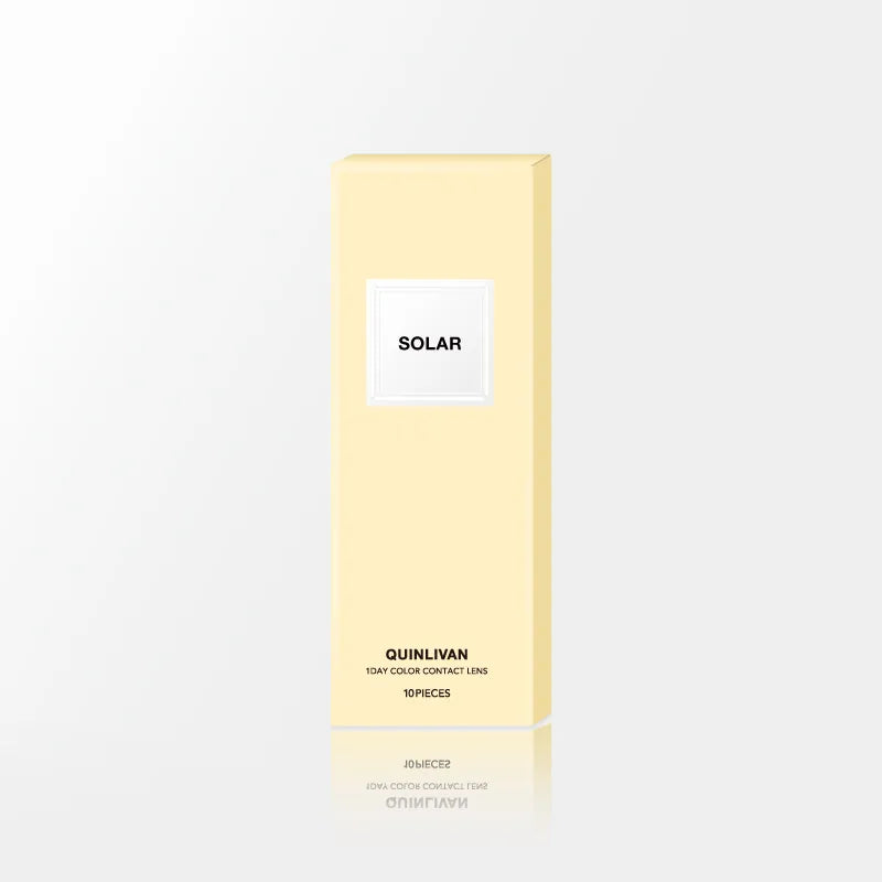 QUINLIVAN - 經典系列 1 DAY SOLAR 日光黃(10片裝)每日即棄彩妝隱形眼鏡