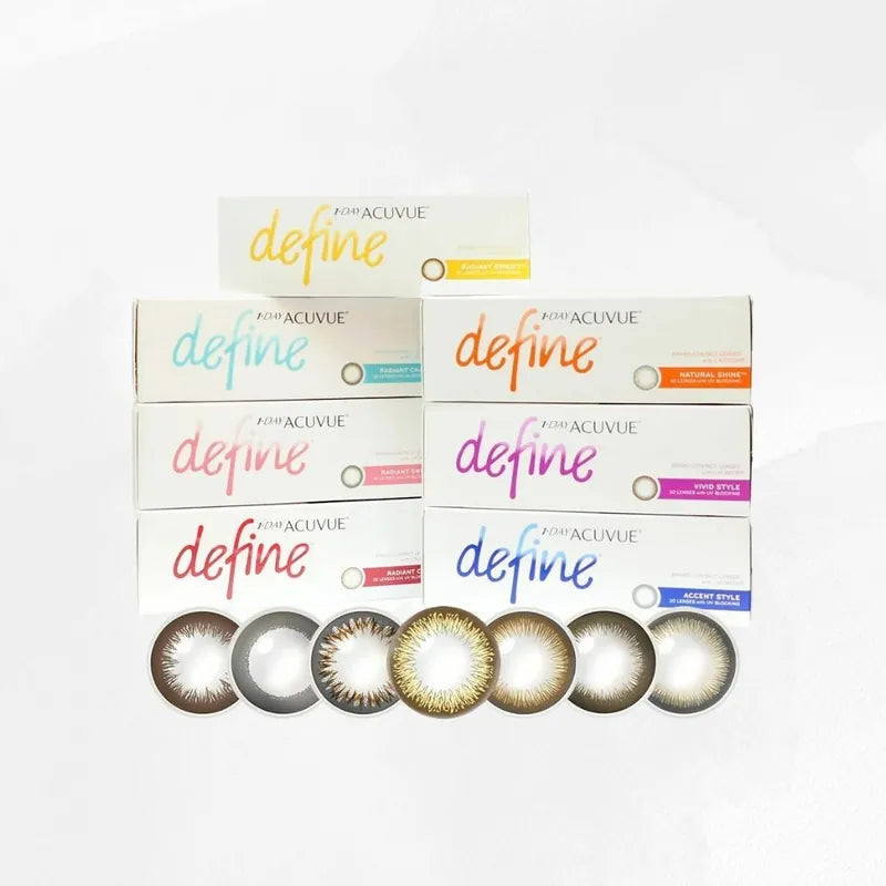 DEFINE 1-DAY ACUVUE(Vivid Style 動人啡) **10盒套裝 $1960**