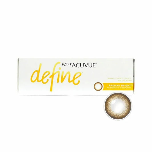 DEFINE 1-DAY ACUVUE（Radiant Bright 閃鑽啡）＊＊10盒套裝 $1960＊＊