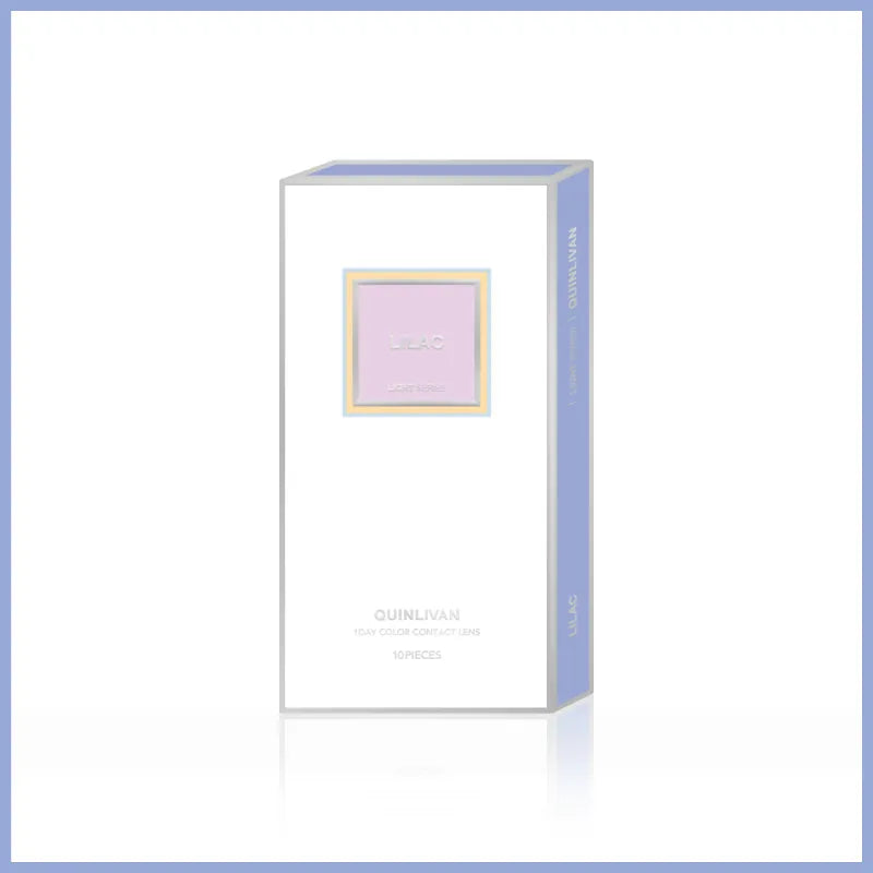 QUINLIVAN - LIGHT SERIES 聖光系列 1 DAY LILAC 丁香紫（10片裝）｜每日即棄彩妝隱形眼鏡