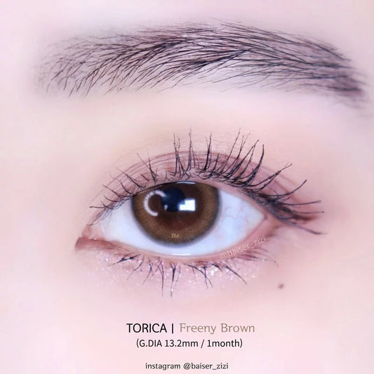 LENSME Makelook Freeny Toric <BROWN> 散光 月拋散光彩妝隱形眼鏡