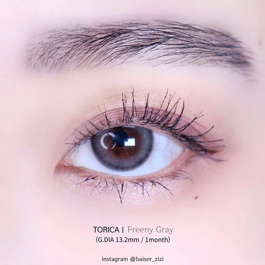 LENSME Makelook Freeny Toric <GRAY> 散光 月拋散光彩妝隱形眼鏡