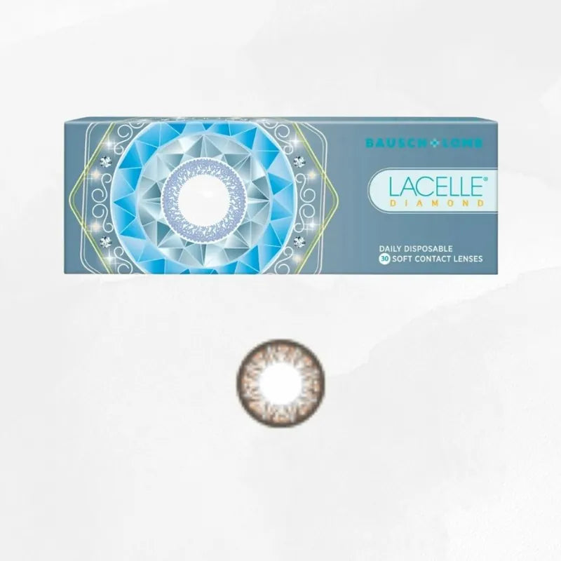 Bausch & Lomb LACELLE 1-day 博士倫 DIAMOND CON系列（閃啡 Gold Champagne）日棄彩妝隱形眼鏡