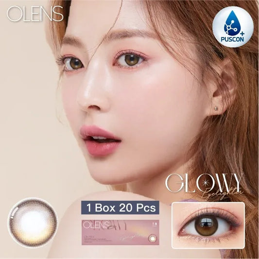 OLENS – EYELIGHTER GLOWY – BROWN｜1 DAY（1盒20片）