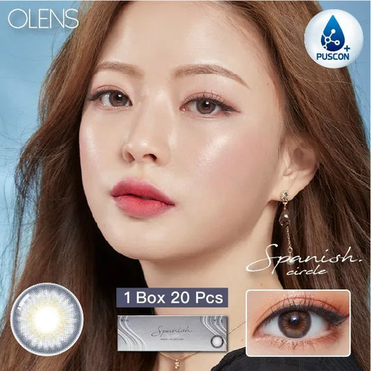 OLENS – SPANISH CIRCLE GRAY｜1 DAY（1盒20片）