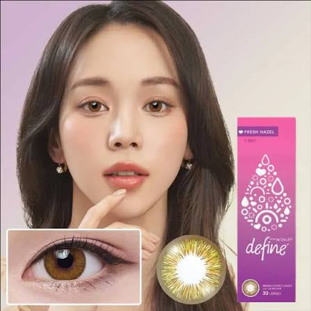 DEFINE 1-DAY ACUVUE [FRESH HAZEL 琥珀榛] **10盒套裝 $1960**