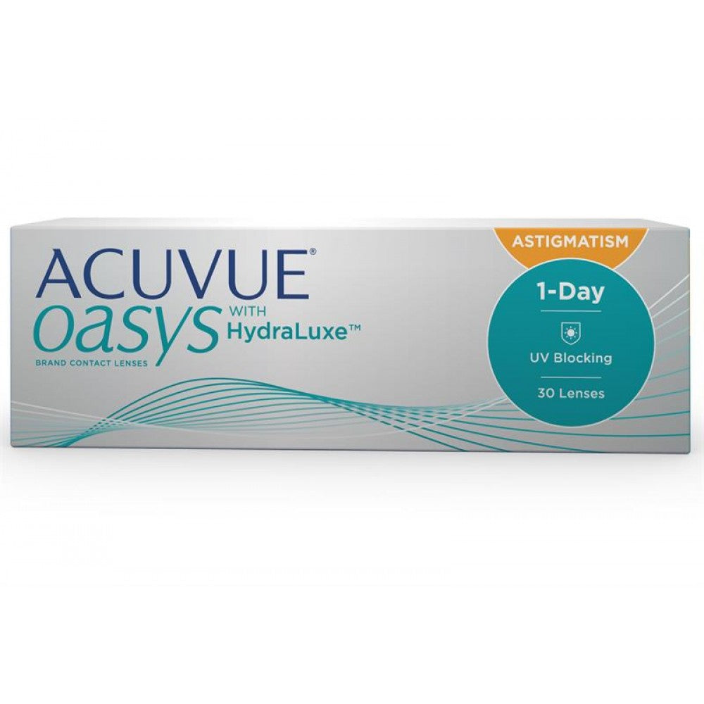 ACUVUE OASYS 1DAY [近視+散光][-1.75/-2.25] **10盒套裝$3090**